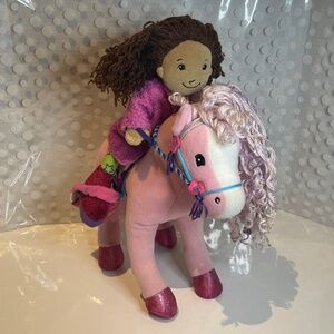 Groovy Girls Calypso Callie 🐎horse with Solana 🌸Groovy Girl doll